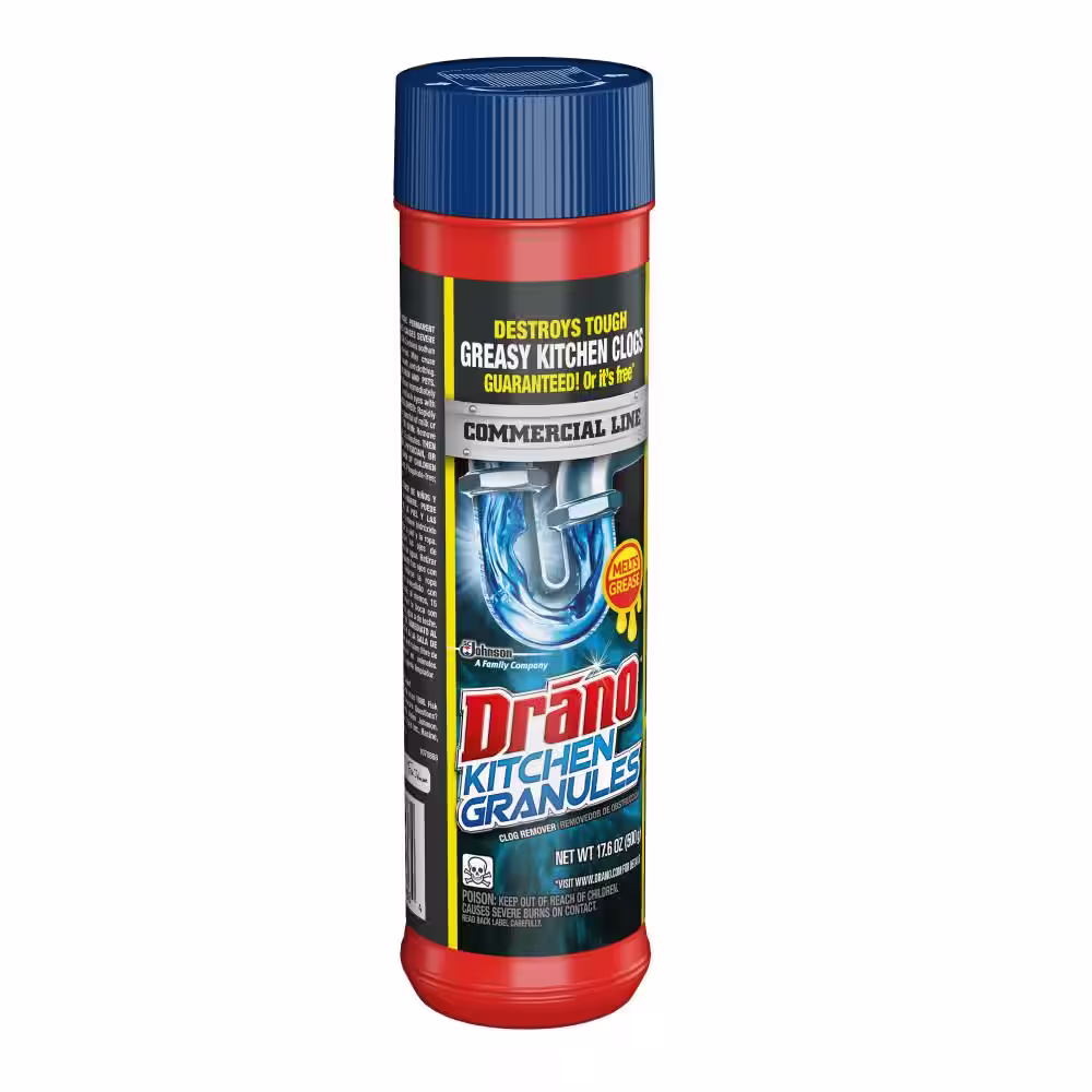 Drano Commercial Line 17.6 oz. Kitchen Granules Clog Remover (6-Pack)