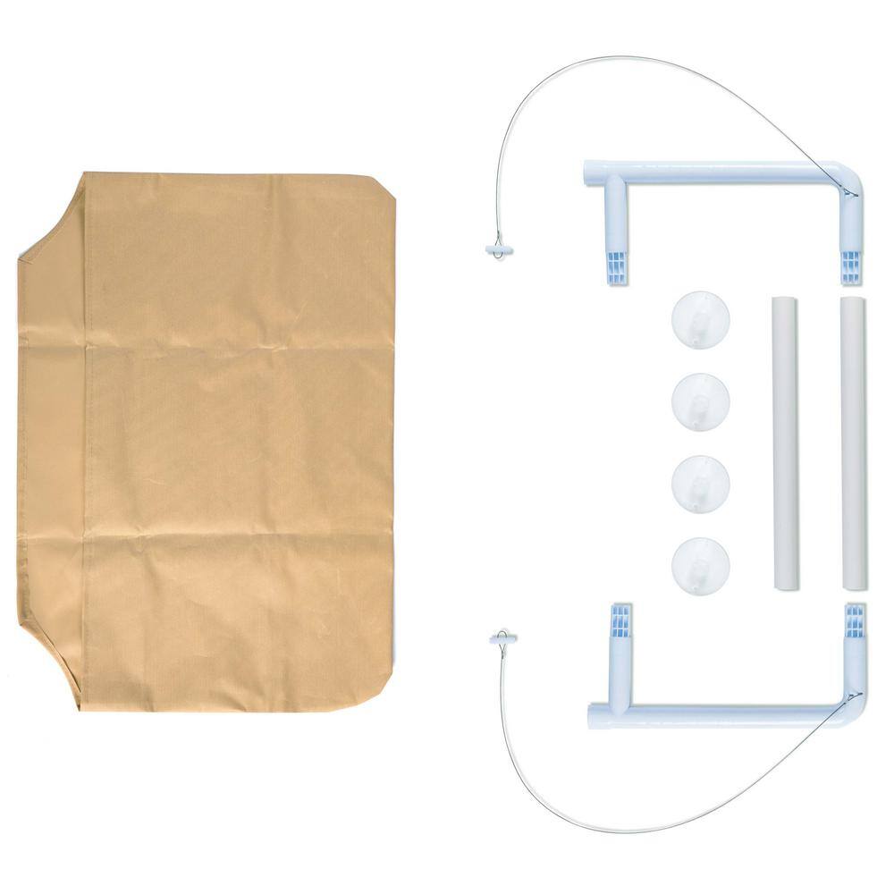 PAWSMARK Window Mounted Window Perch Cat Resting Bed Hanging Seat Shelf Pet Hammock