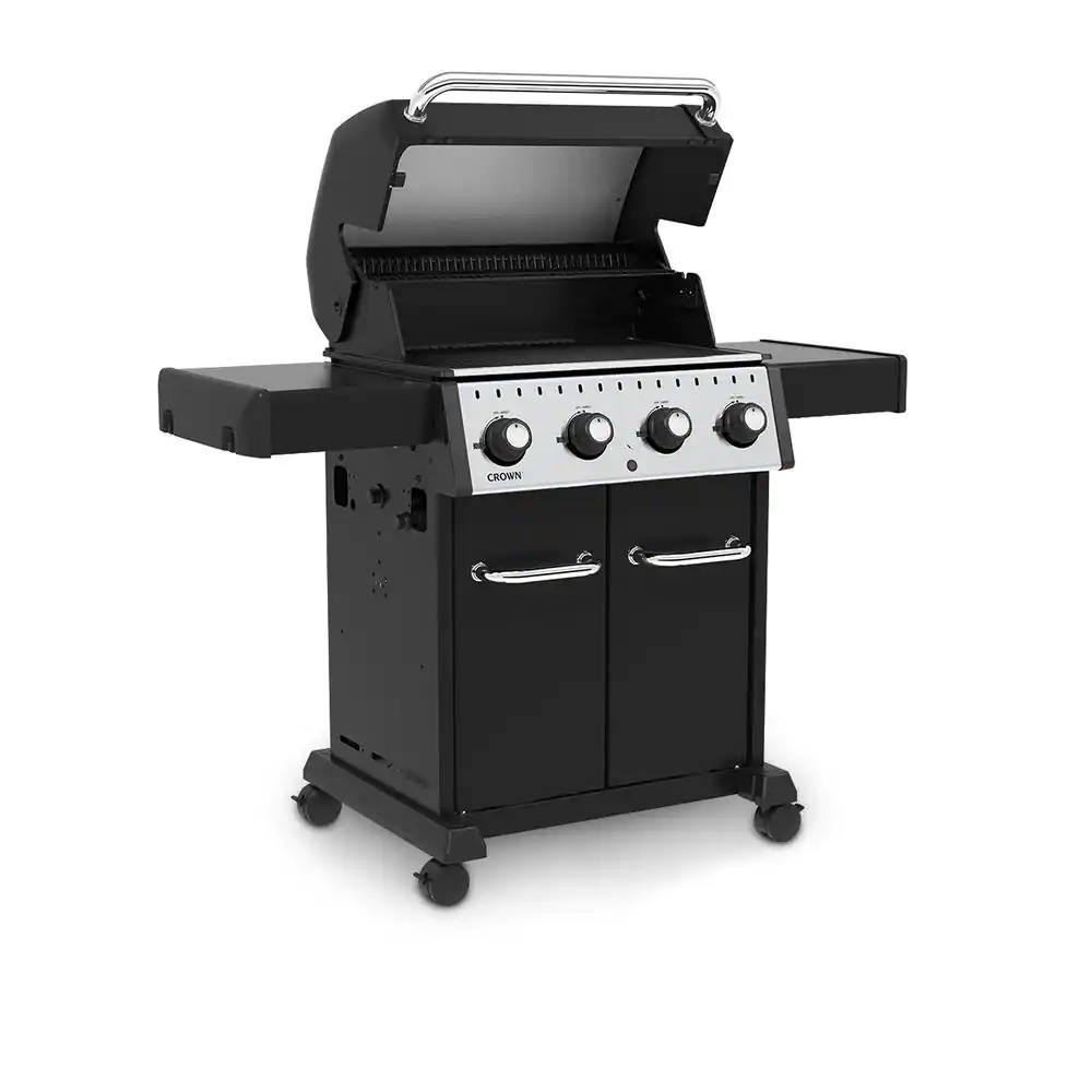 Broil King Crown 420 4-Burner Propane Gas Grill in Black