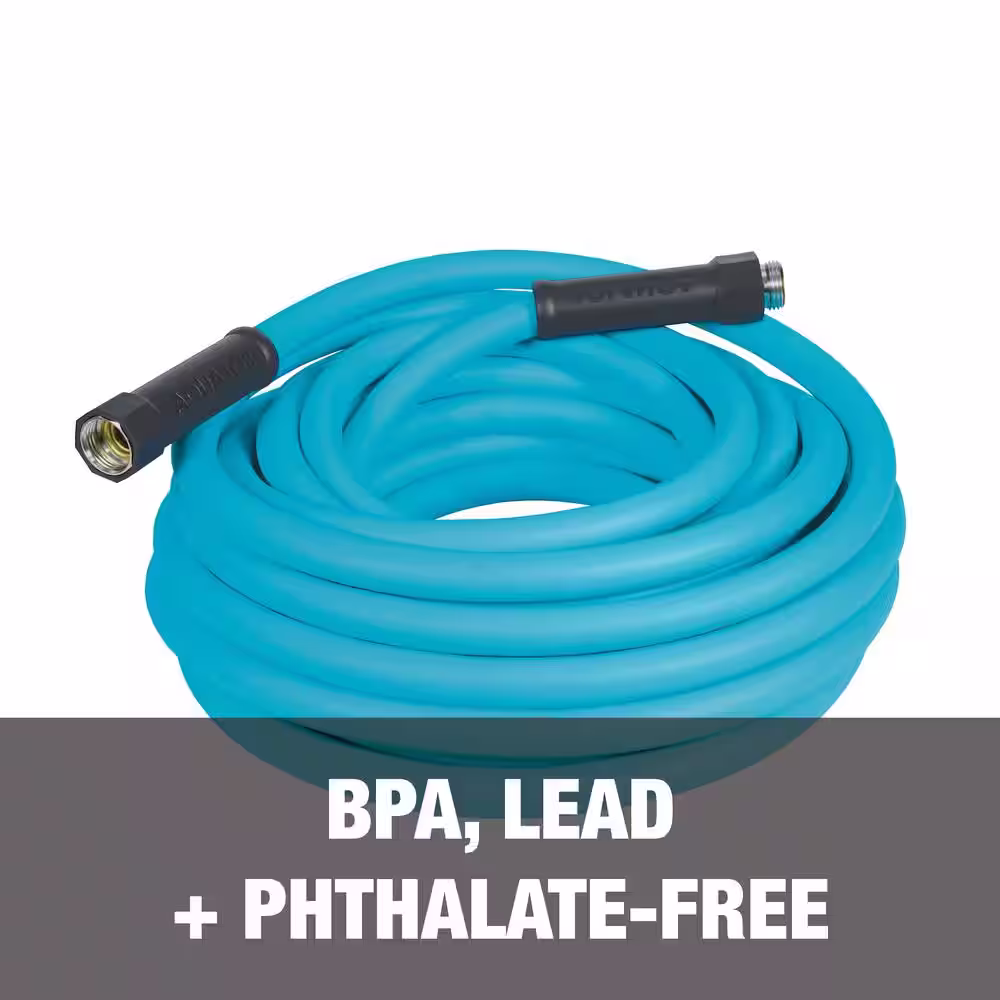 AQUA JOE 5/8 in. Dia. x 50 ft. Hybrid Polymer Garden Hose