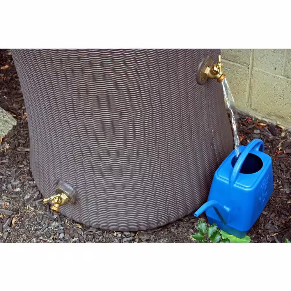 Good Ideas Impressions Willow 65 Gal. Rain Barrel