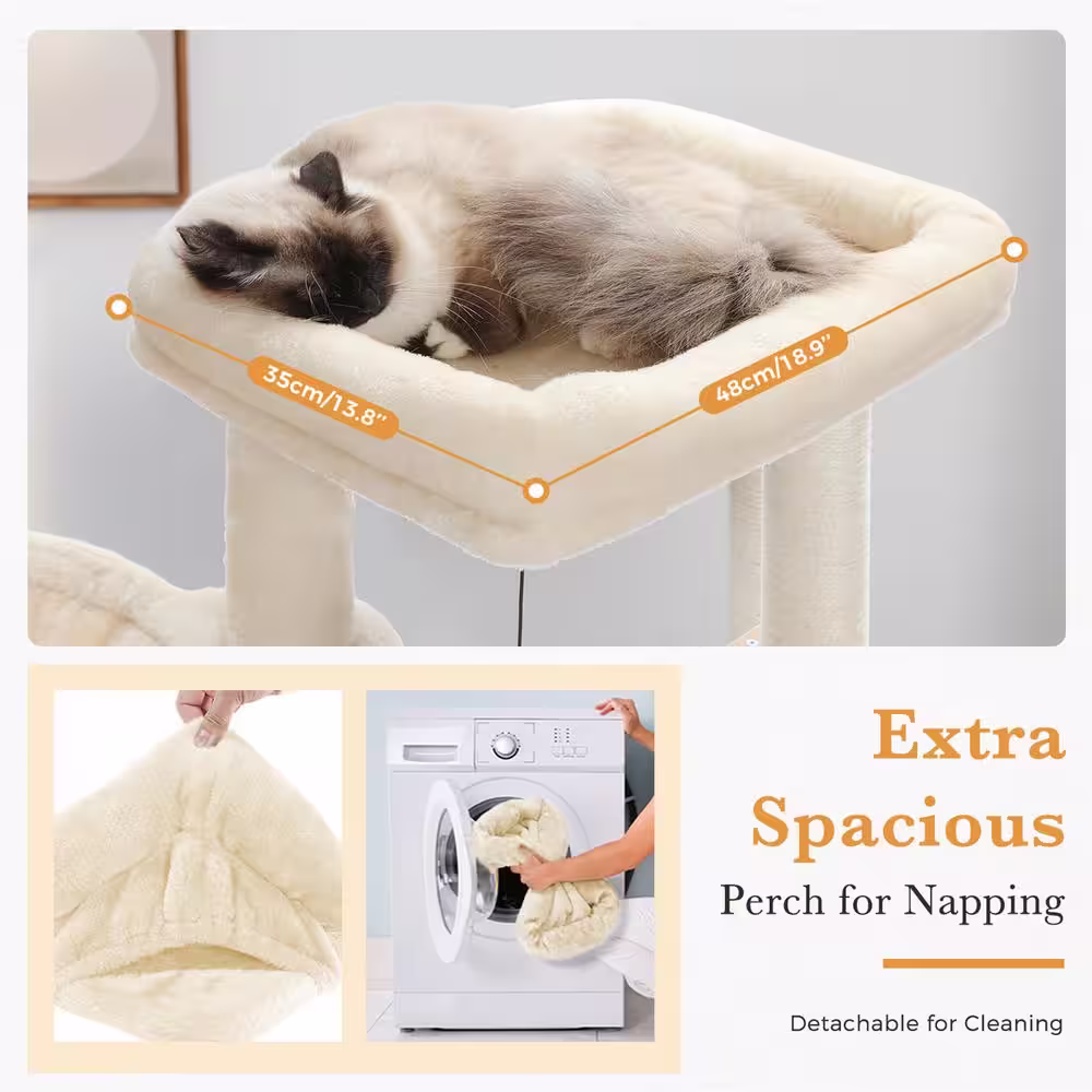 None Scratching Posts and Trees, Luxurious Cat House, Cat Tree