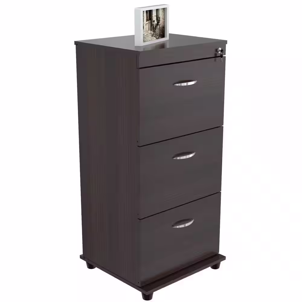 Inval Espresso Wengue Filing Cabinet