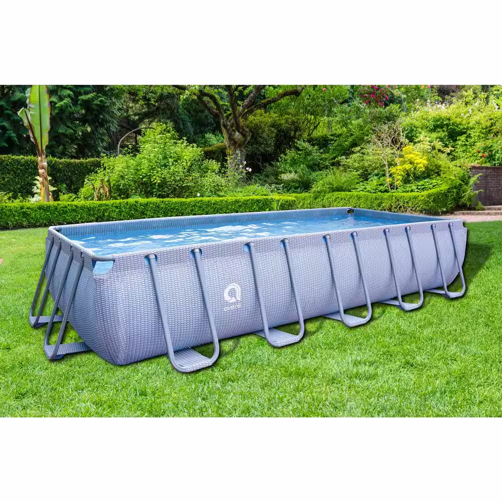 None Avenli 18 ft.ot x 39.5 in. U Frame Rectangle Above Ground Swimming Pool
