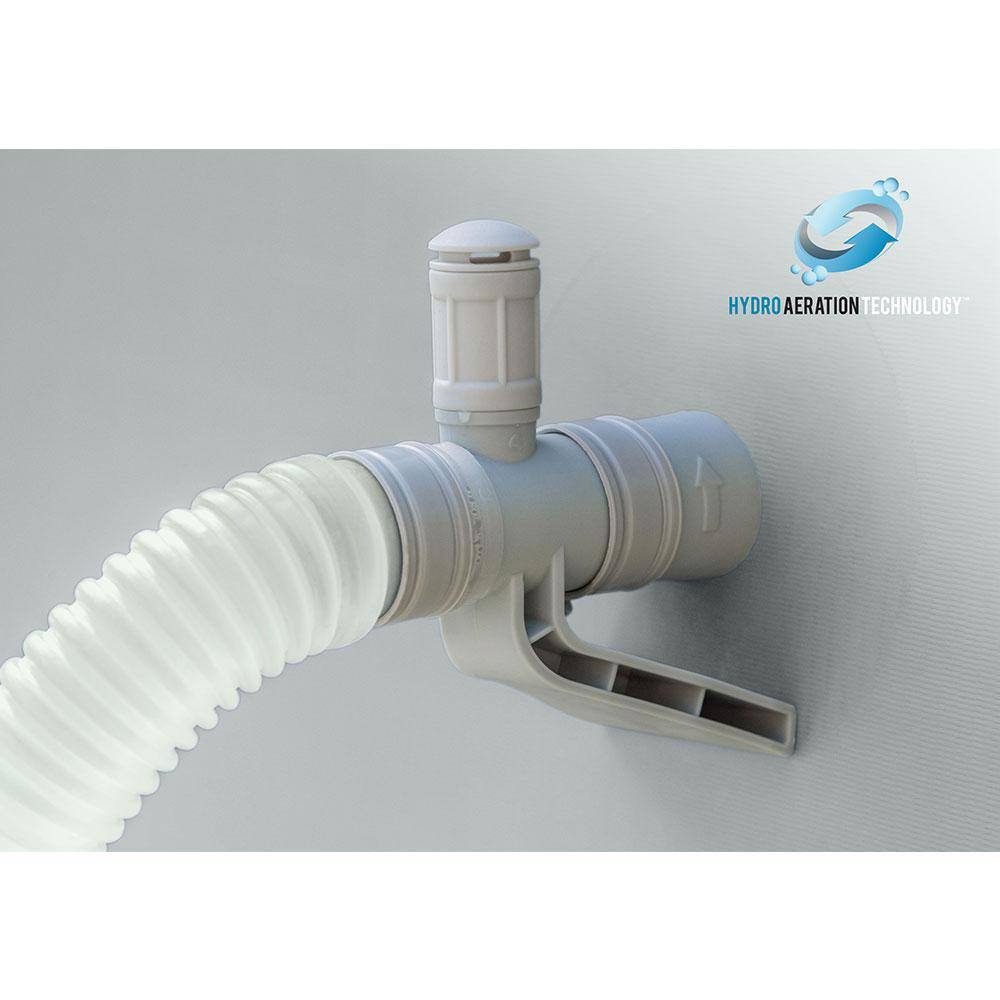 Intex 10 ft. Round 30 in. D Soft-Sided Metal Frame Pool with 10 ft. Above Ground Pool Cover