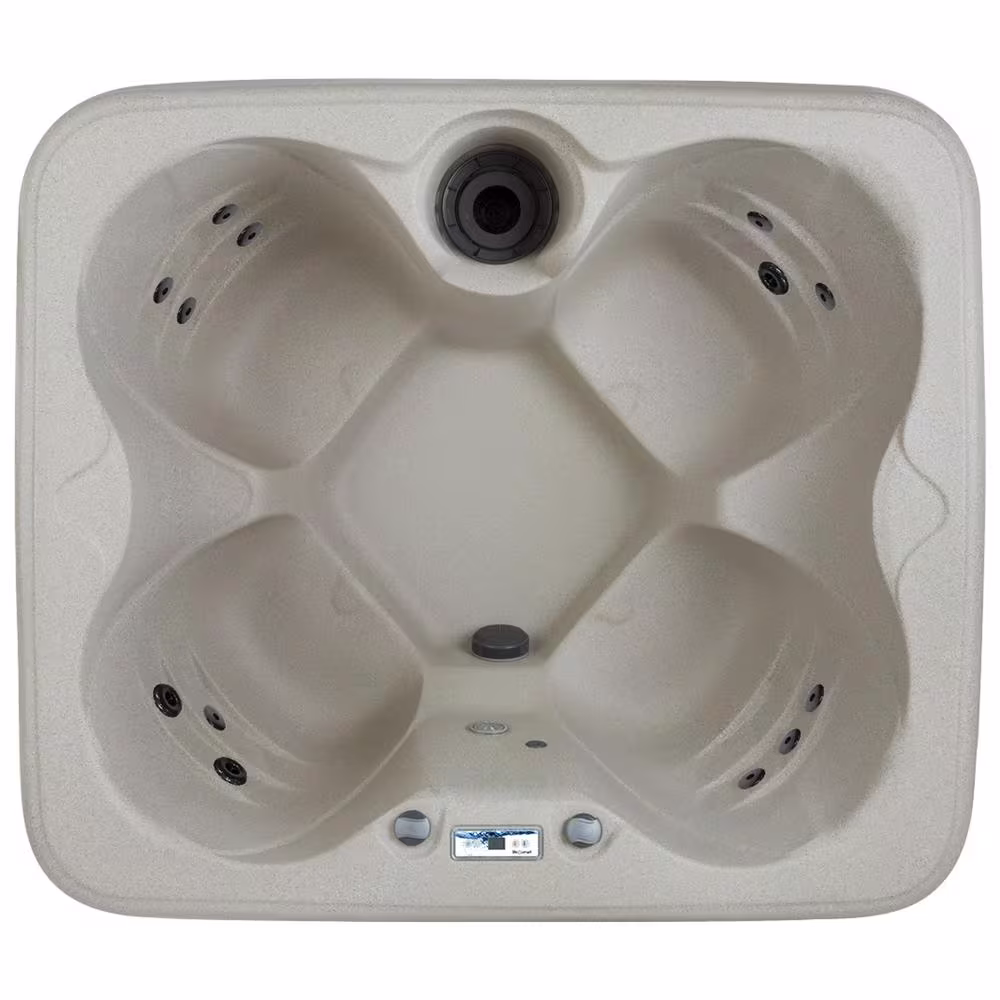 Lifesmart LS100 4-Person 13-Jet 110V Plug and Play Spa with Multi-Color Underwater LED Light