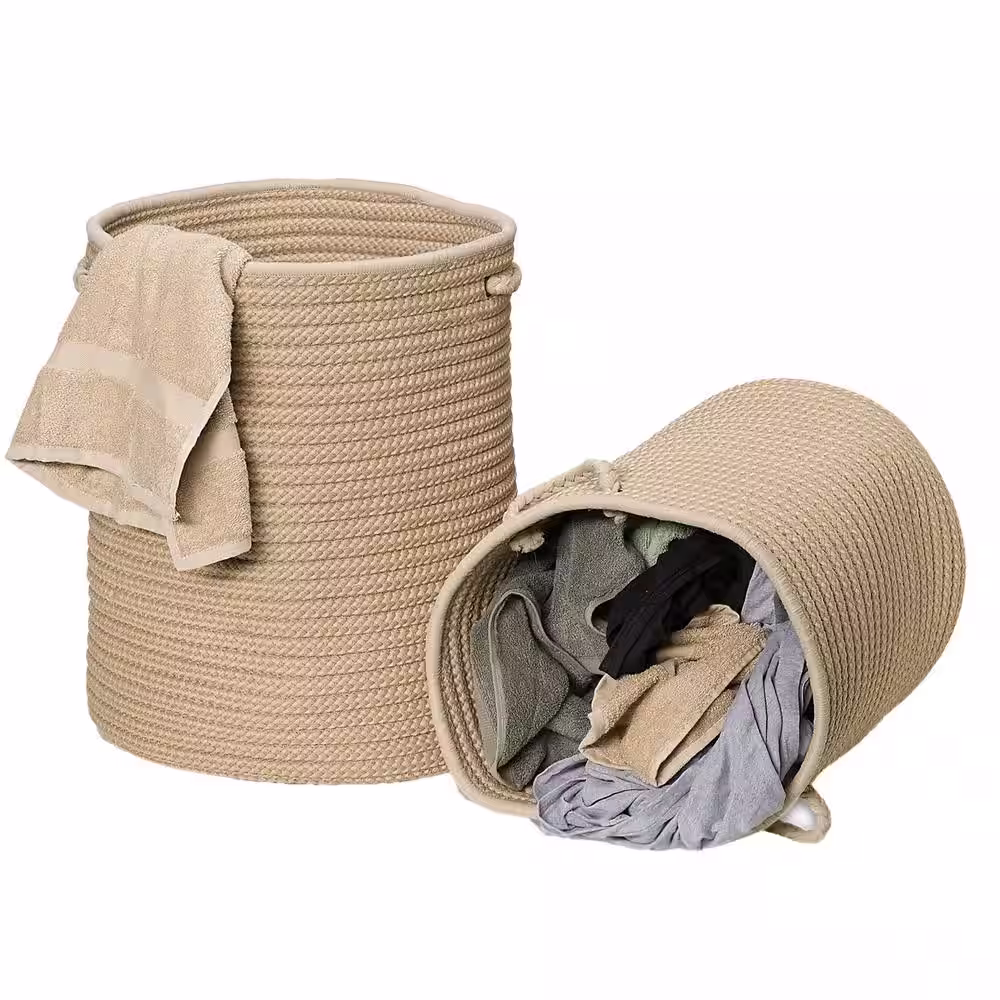 Colonial Mills Boat House Natural 17 in. x17 in. x 22 in. Laundry Hamper