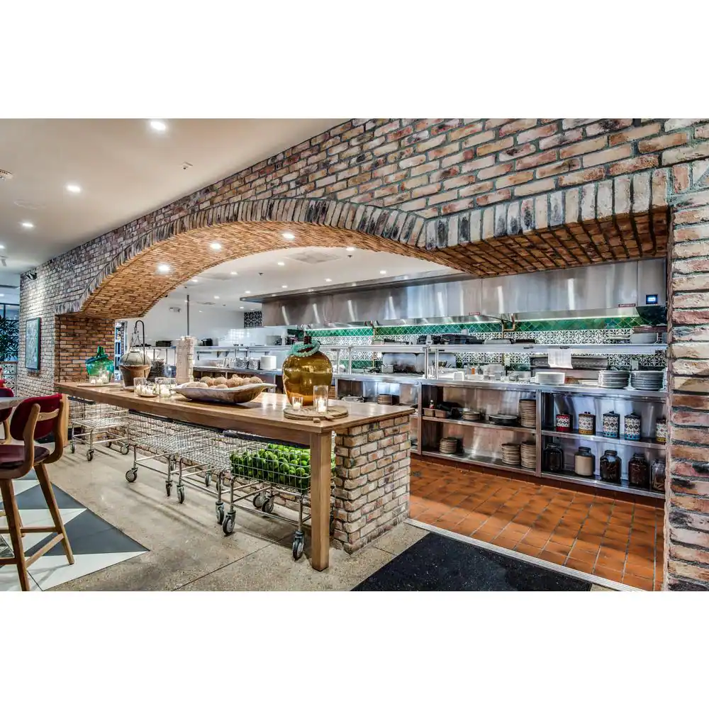 Koni Brick Old Chicago Buff 8.20 in. x 2.50 in. Thin Brick 10.76 sq. ft. Flats Manufactured Stone Siding