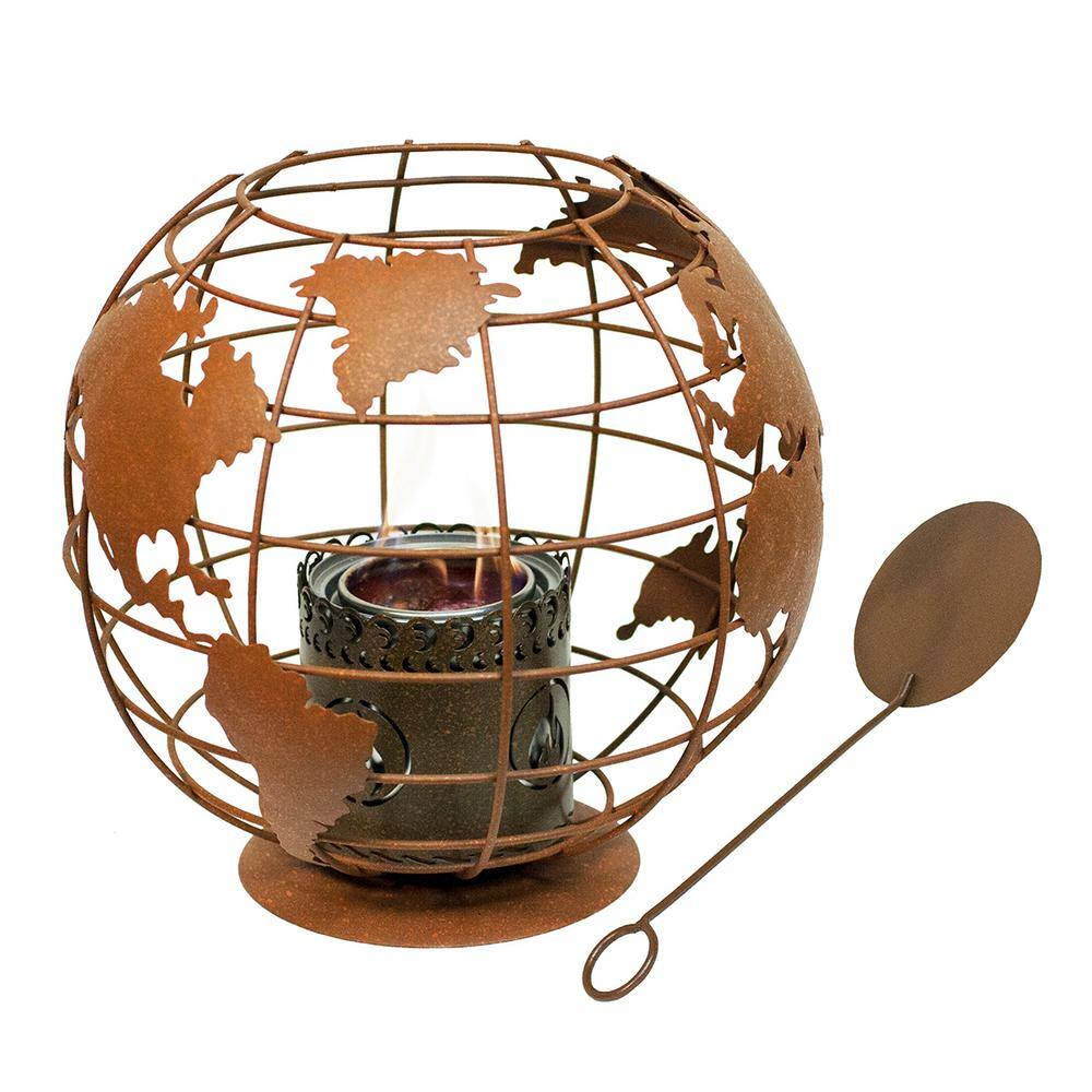 Echo Valley Echo-Flame Meridian Accent Fireplace - Rust