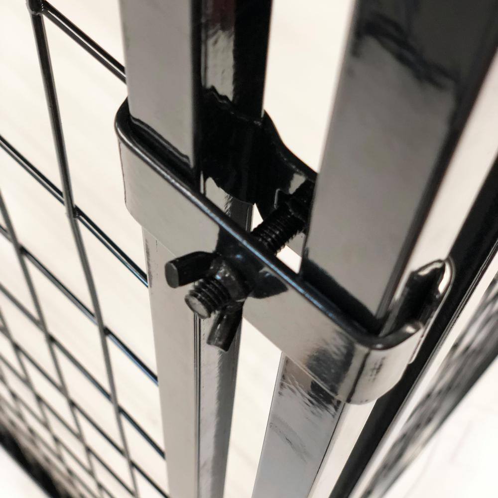 KennelMaster 6 ft. x 4 ft. x 6 ft. Welded Wire Dog Fence Kennel Kit