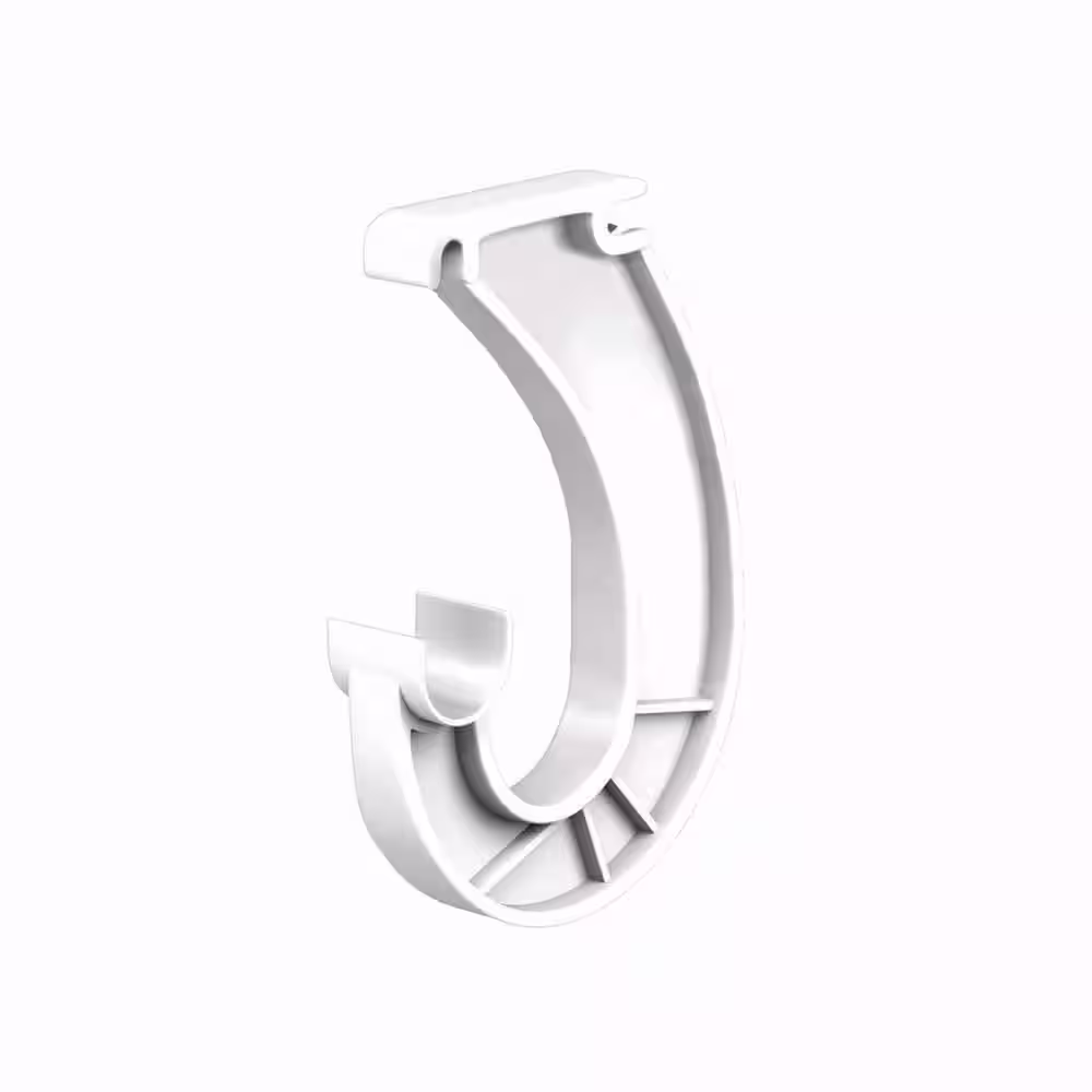 ClosetMaid SuperSlide 6 in. x 1 in. White Closet Rod Bracket