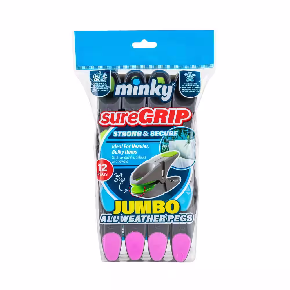 Minky Sure Grip Jumbo Clothespins