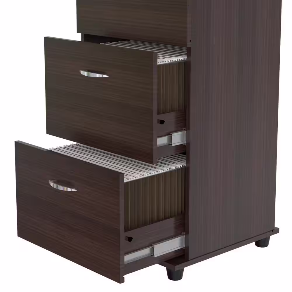 Inval Espresso Wengue Filing Cabinet