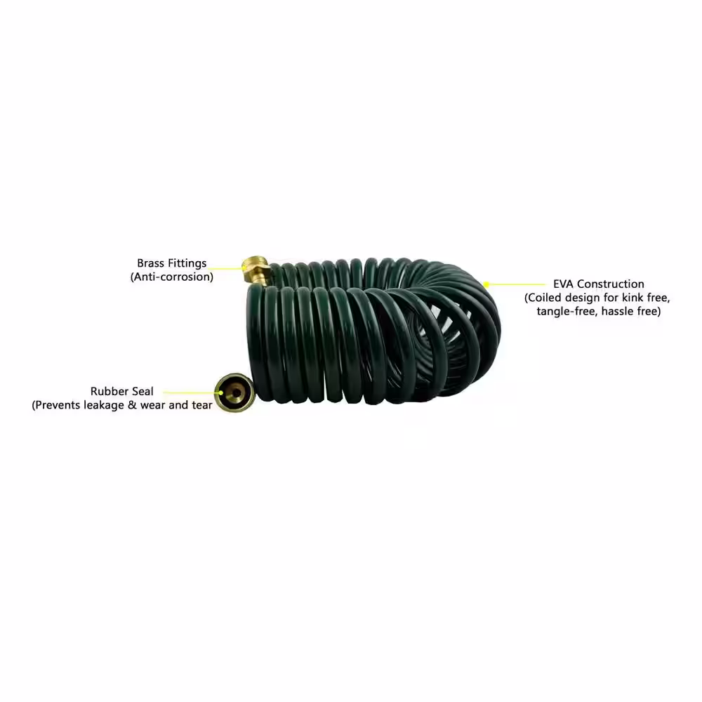 Instapark 3/4 in. x 25 ft. Heavy Duty Recoil Garden Hose