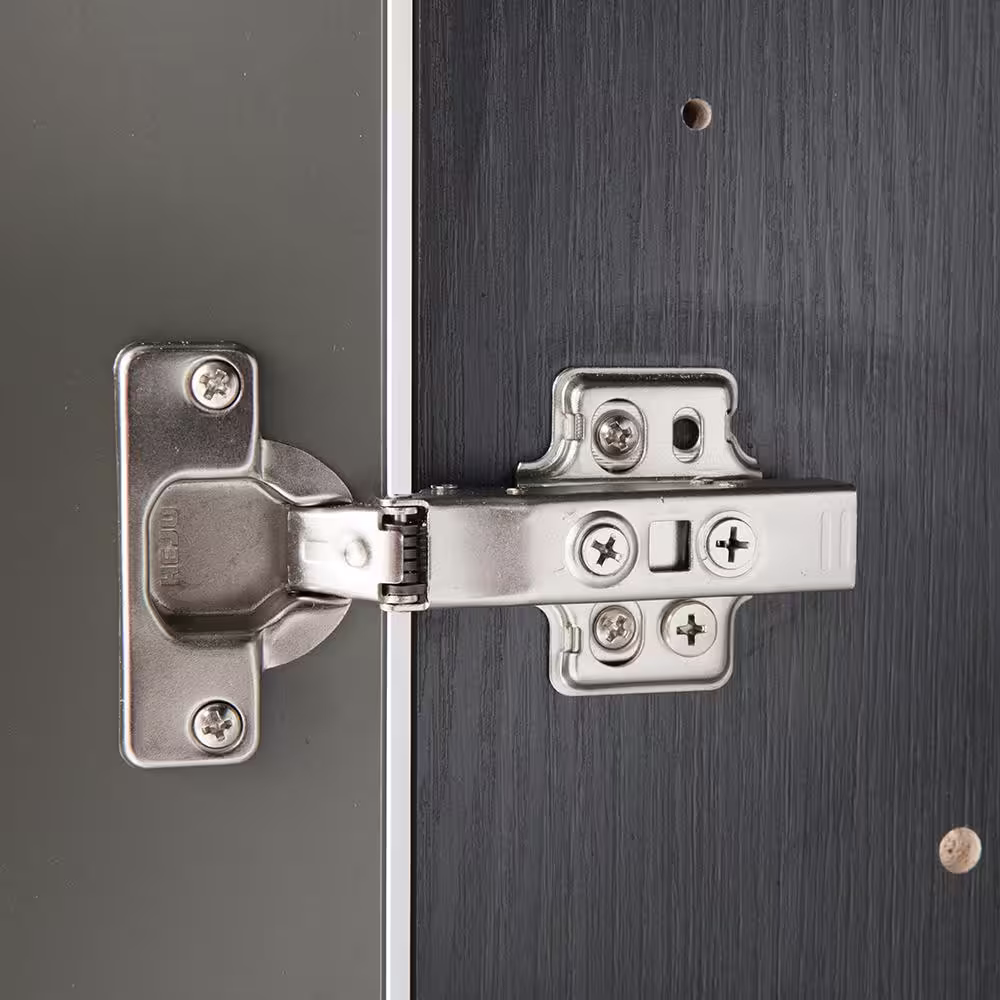 Garage TECH Astro Series Wood 1-Shelf Wall Mounted Garage Cabinet in Metallic Gray (32 in W x 28 in H x 20 in D)