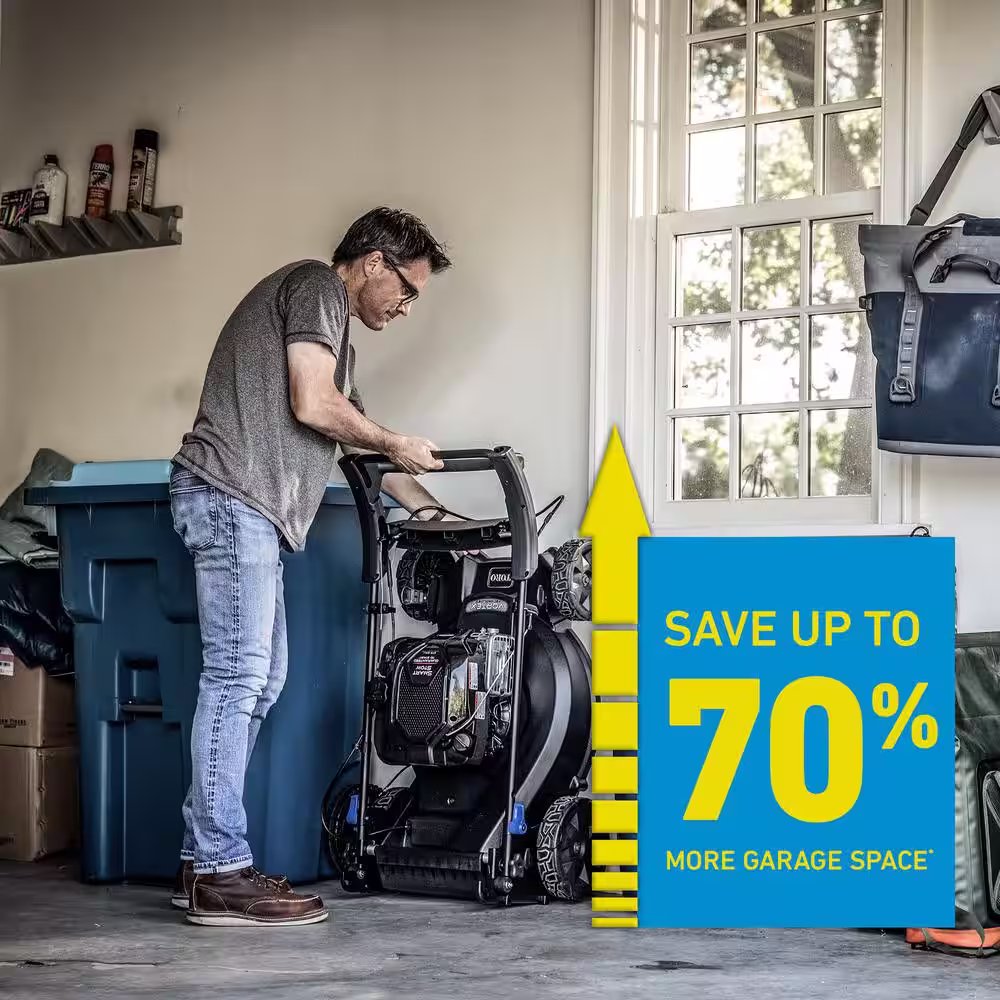 Toro 21 in. Super Recycler Personal Pace SmartStow 163 cc Briggs and Stratton Gas Walk Behind Lawn Mower