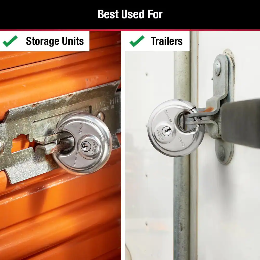 Master Lock Outdoor Shrouded Padlock with Key