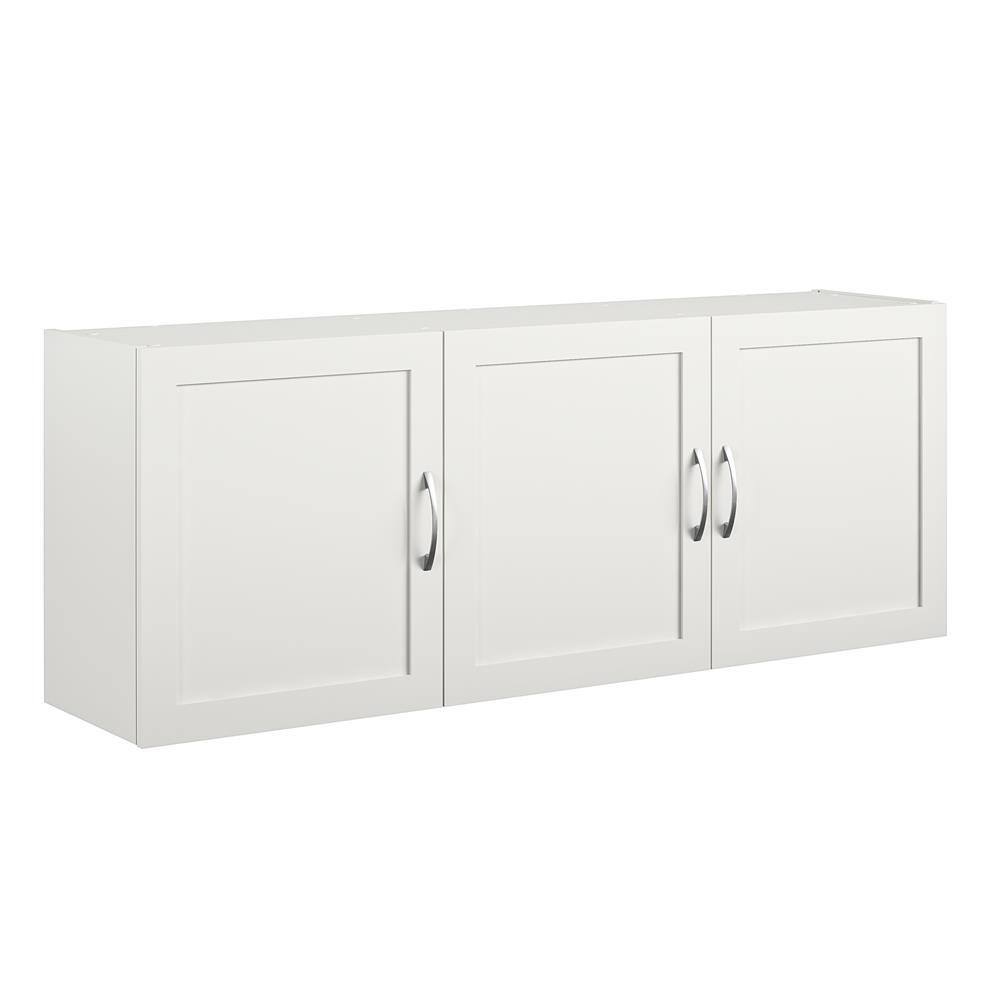 None Lory Framed 54 in. White Wood Closet System