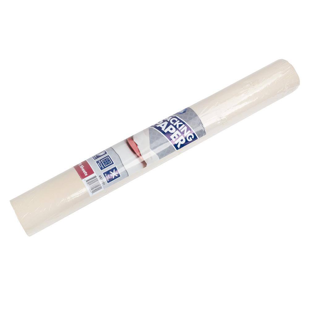 Pratt Retail Specialties 3/16 in. x 12 in. x 100 ft. Bubble Plus 24 in x 24 in Packing Paper (200-Sheets) Combo