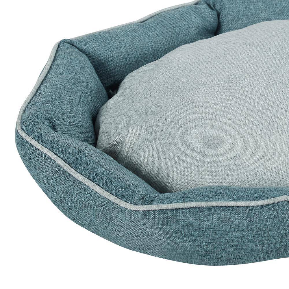 Sam's Pets Arthur Large Teal Hexagon Dog Bed
