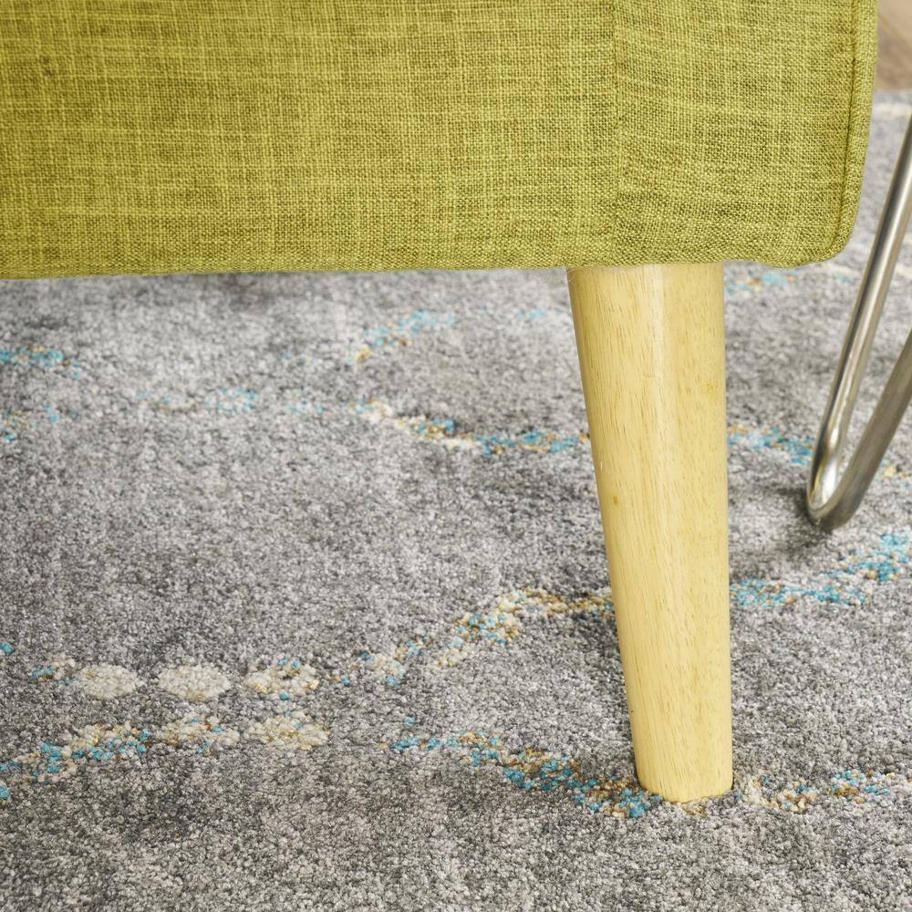 None Mariah Muted Green Polyester 2-Seater Loveseat with Tapered Wood Legs