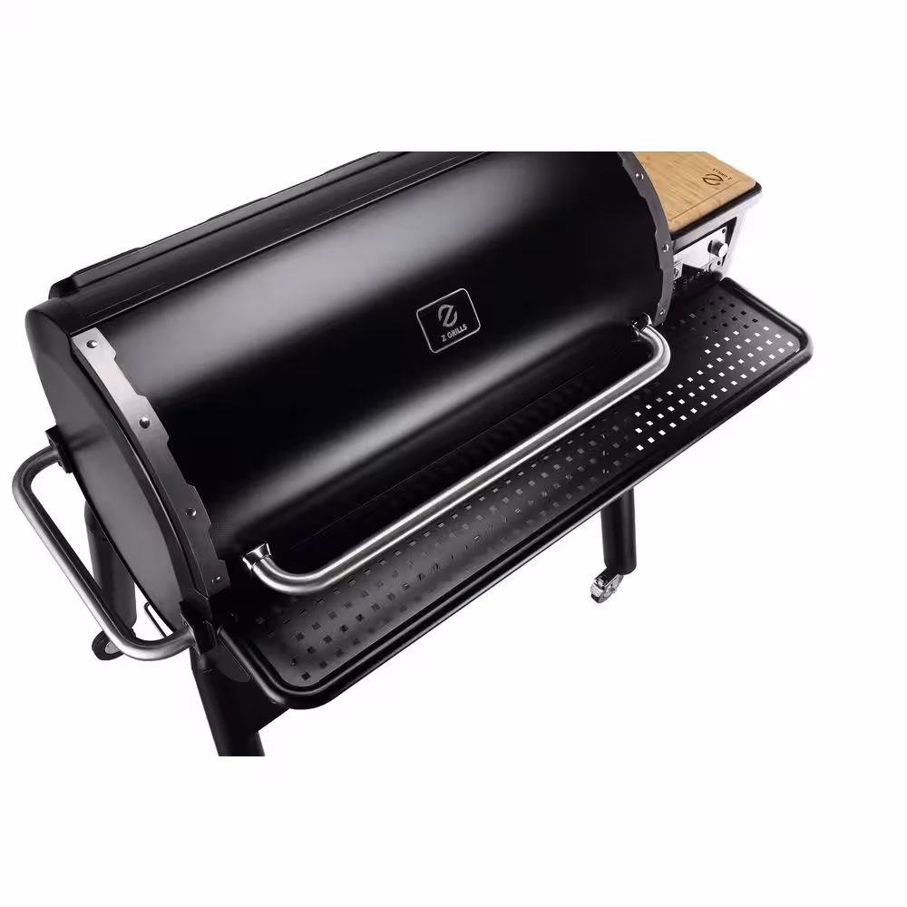Z GRILLS 1068 sq. in. Wi-Fi Wood Pellet Smart Grill and Smoker PID 2.0 in Black