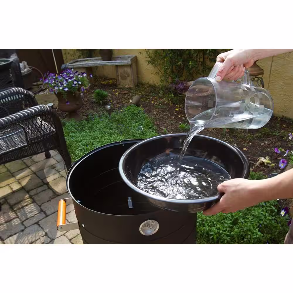 Americana 2-in-1 Charcoal Water Smoker Grill