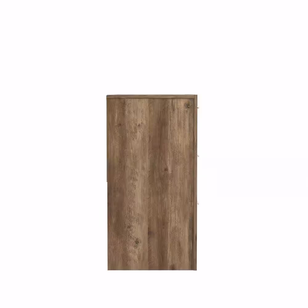 GALANO Harlowin 6-Drawer Knotty Oak Dresser (31.7 in. x 46.5 in. x 16.1 in.)