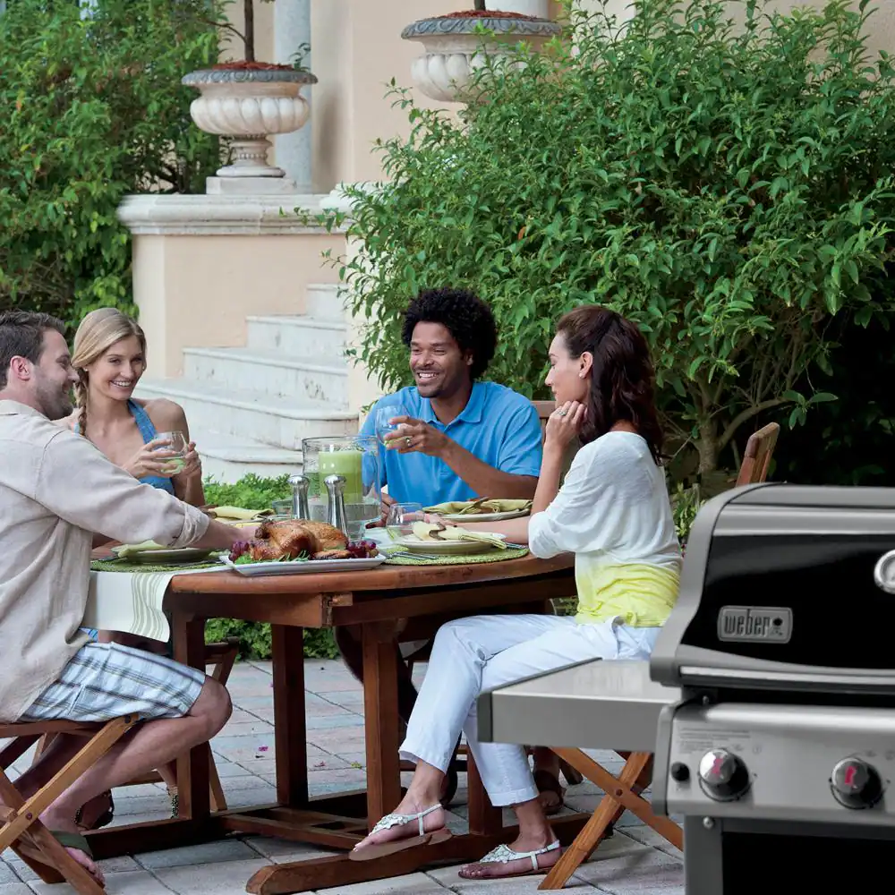 Weber Spirit E-310 3-Burner Natural Gas Grill in Black with Built-In Thermometer