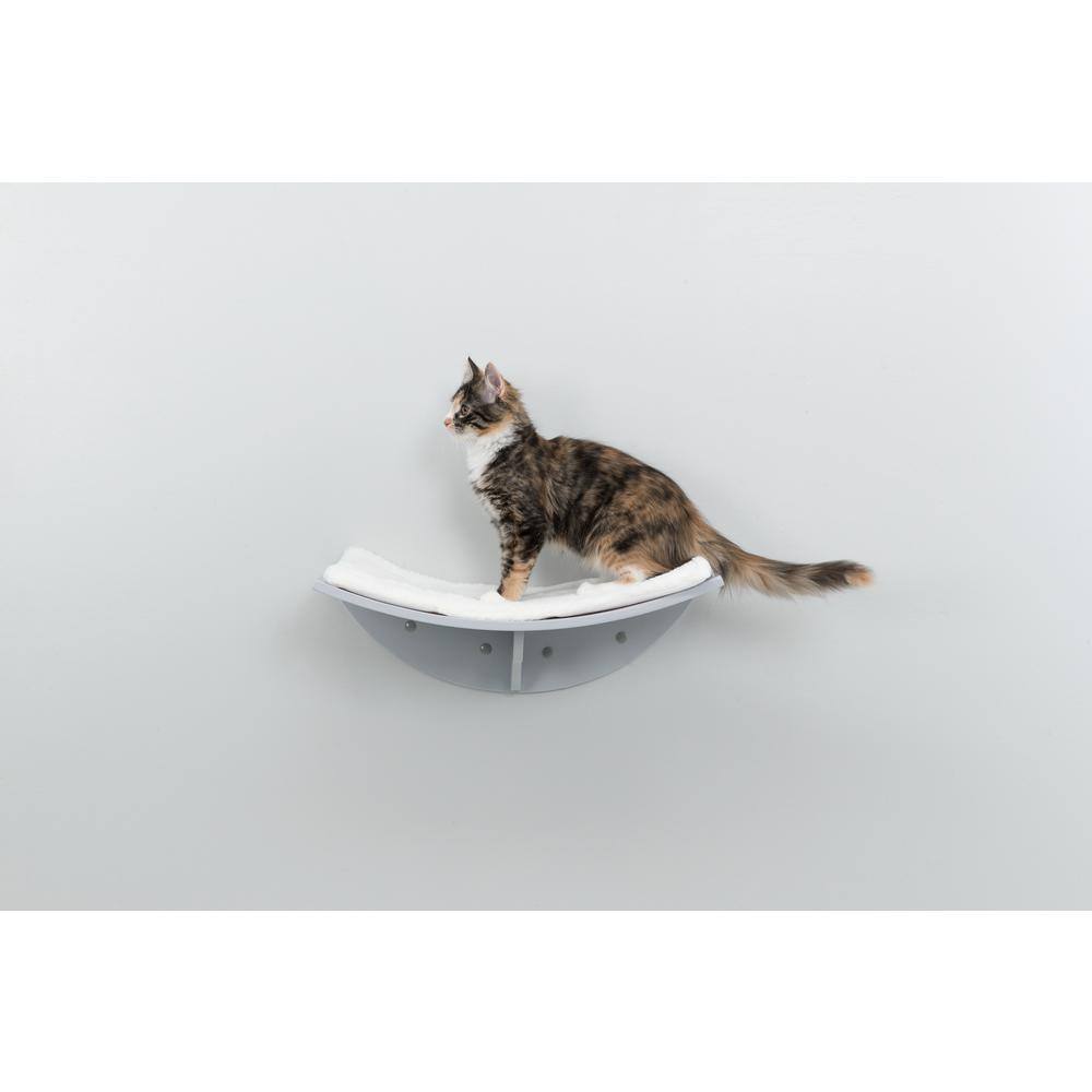 TRIXIE Lea Wall Mount Perch XL, Cat Shelf, Cat Bed, Cat Lounger, Cat Furniture
