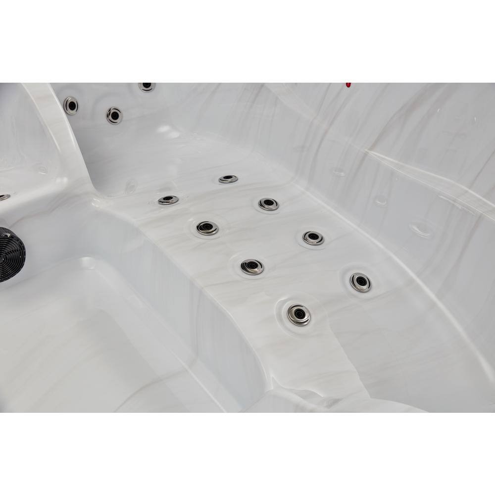 Luxury Spas Tahoe 5-Person 61-Jet Dual Lounger Hot Tub