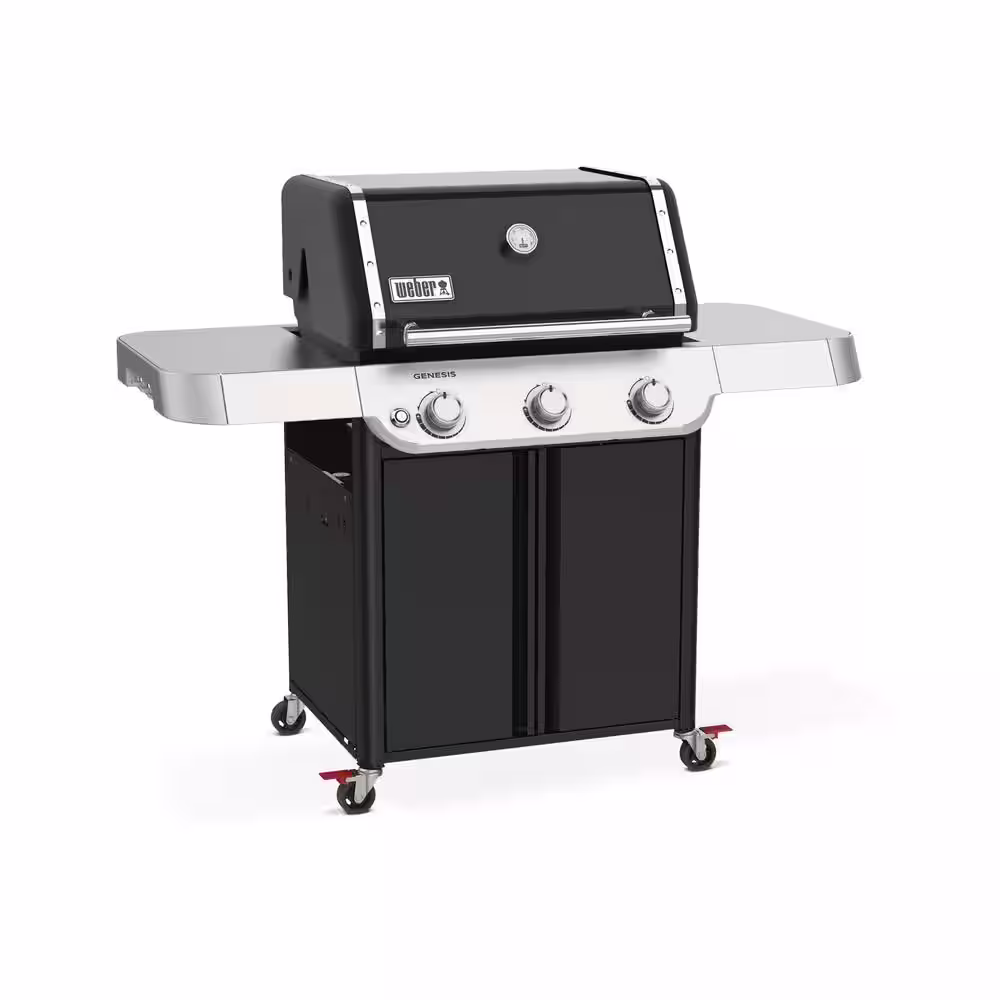 Weber Genesis E-315 3-Burner Liquid Propane Gas Grill in Black