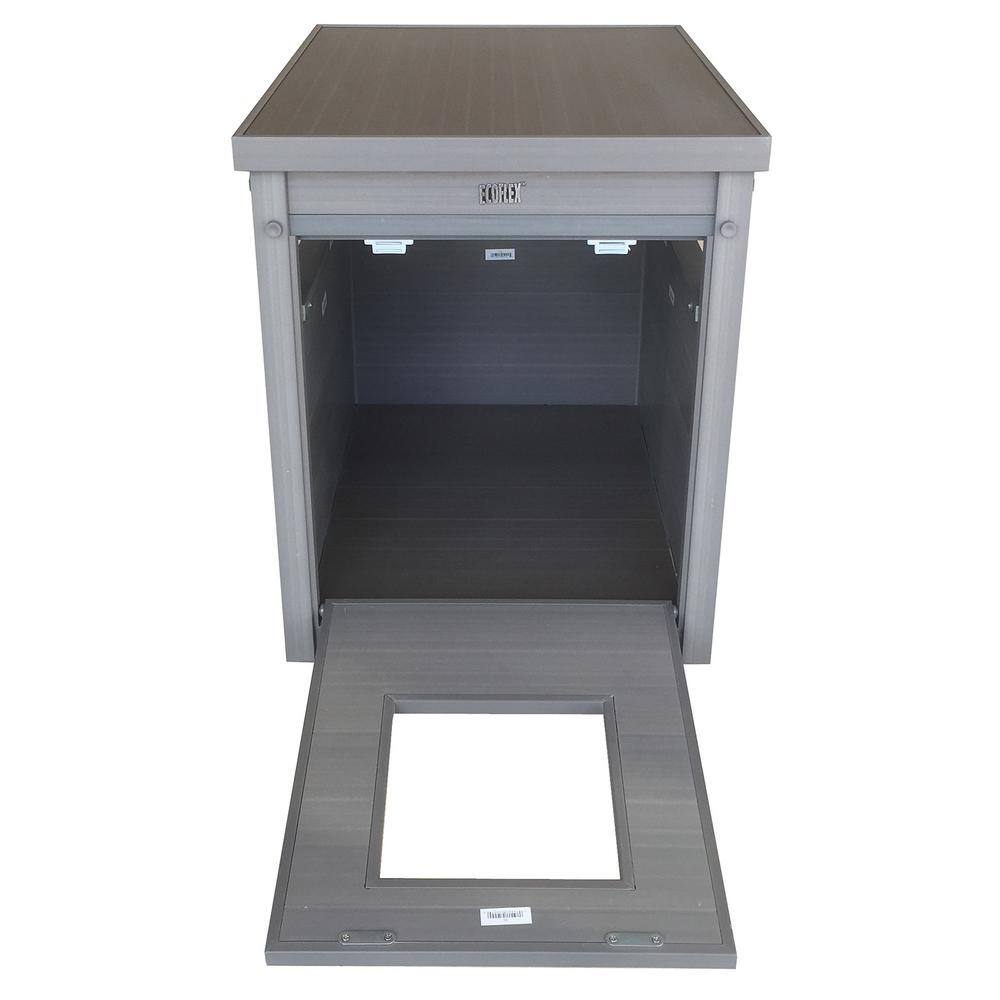 New Age Pet ECOFLEX Litter Box Cover End Table in Grey
