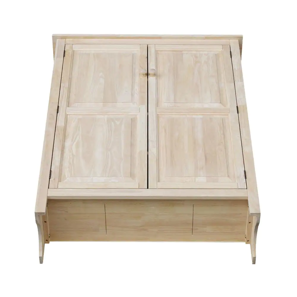 International Concepts 51 in. H Solid Wood Pantry in Unfinished Wood