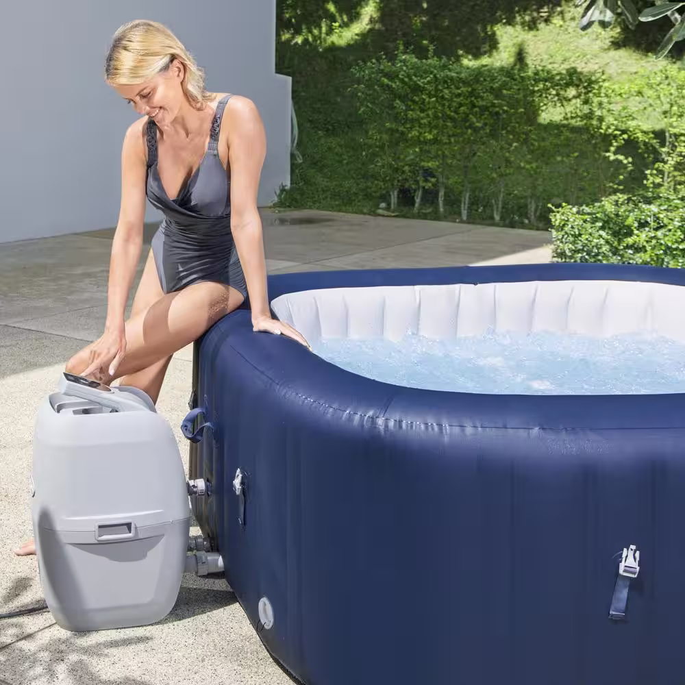 Bestway Hawaii SaluSpa 6-Person Inflatable Hot Tub with 114 AirJets
