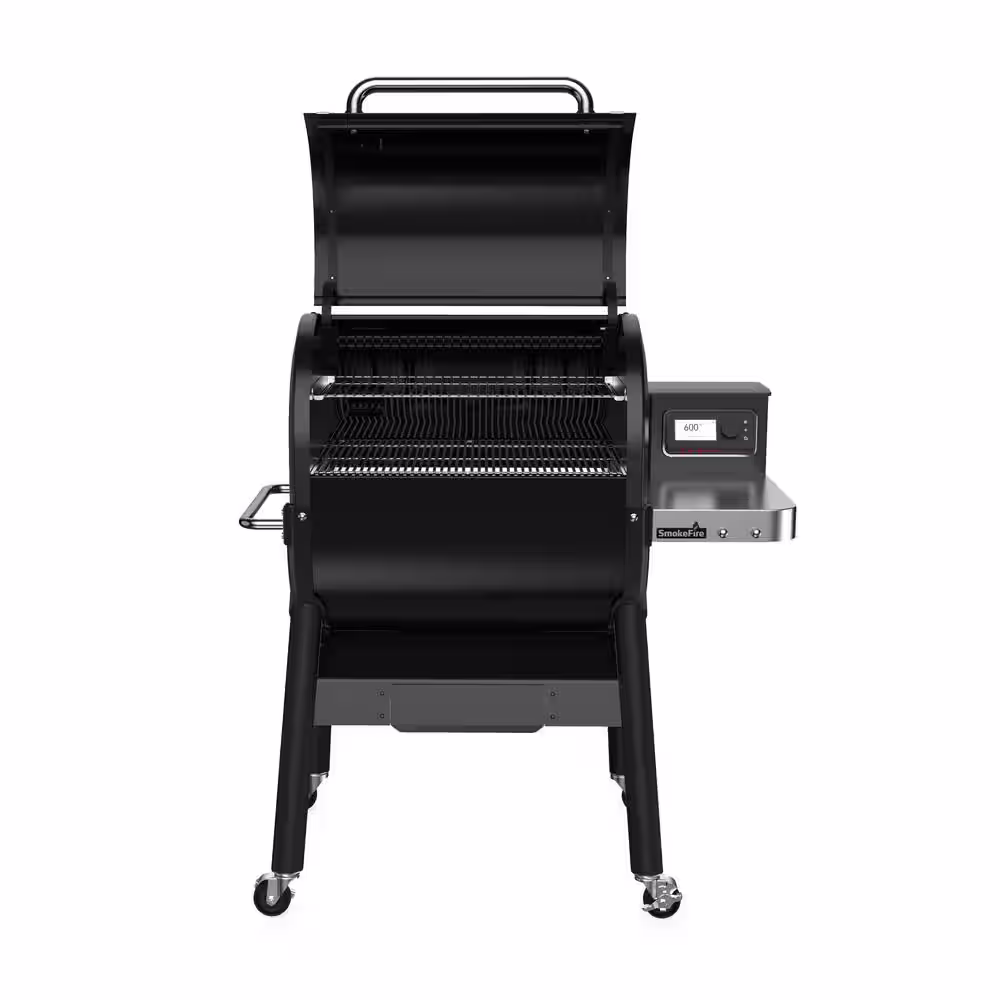 Weber SmokeFire EX4 Wood Fired Pellet Smart Grill in Black (2nd Gen)