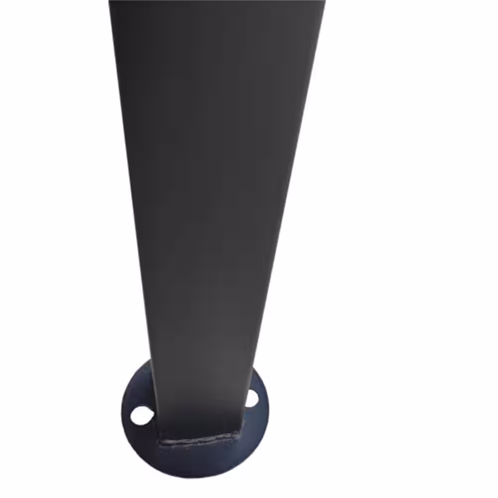 None 10 ft. x 10 ft. Dark Grey Outdoor Patio Garden Gazebo Tent, Outdoor Shading, Gazebo Canopy with Curtains