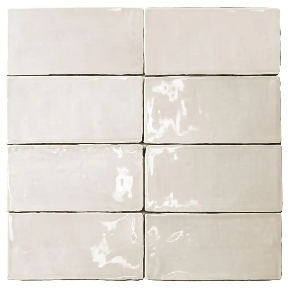 Ivy Hill Tile Catalina Vanilla 3 in. x 6 in. Polished Ceramic Subway Wall Tile (5.38 sq. ft./case)