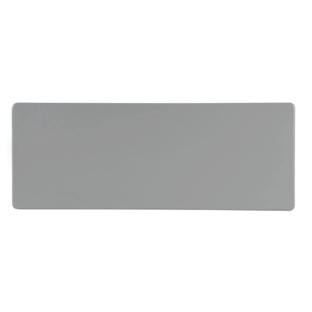 HomeSullivan 36 in Frost Grey 1-Drawer Rectangle Wood Accent Console Sofa Table