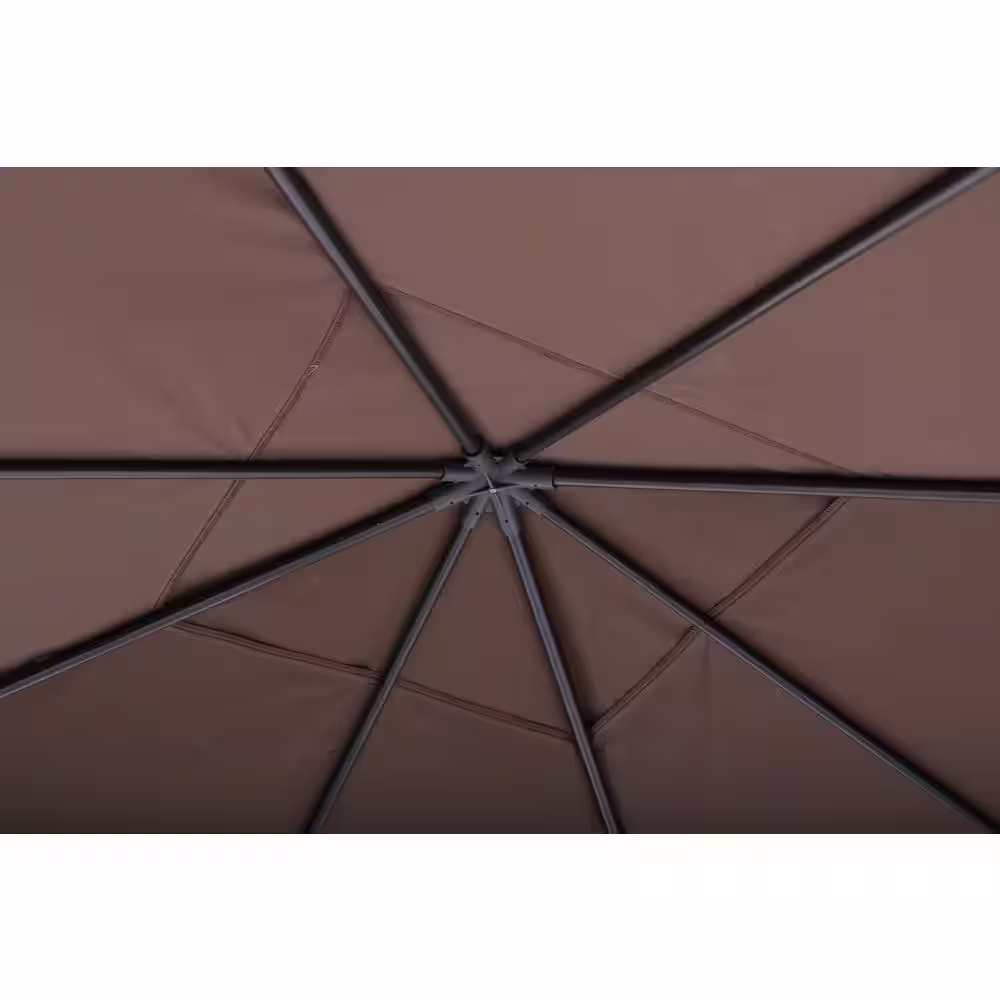 Pacific Casual Altoona 10 ft. x 10 ft. Roof Style Garden House