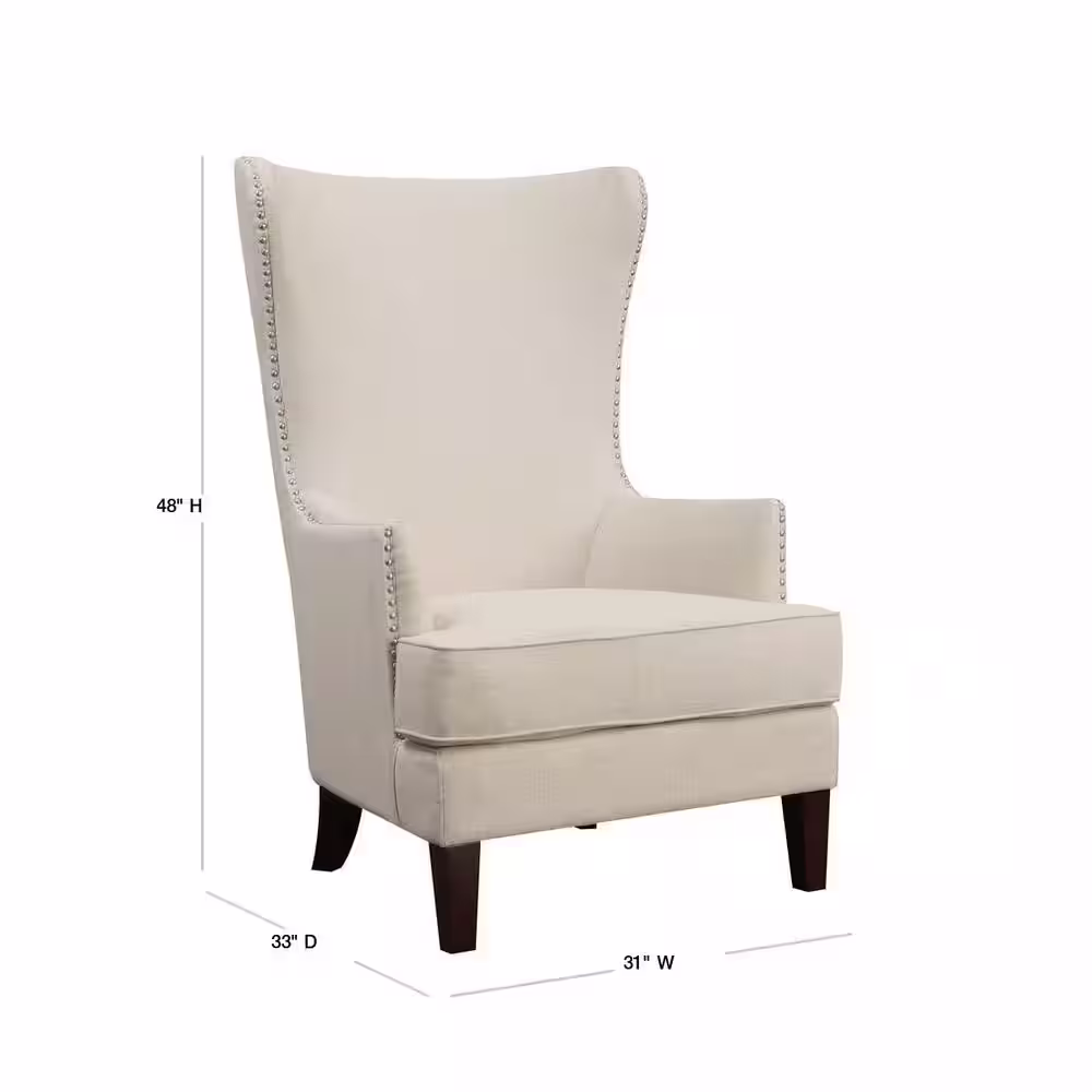 None Kegan Natural Accent Chair