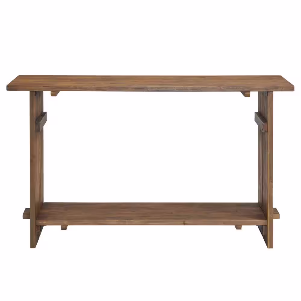 Alaterre Furniture Bethel 52 in. Natural Acacia Wood Console Table