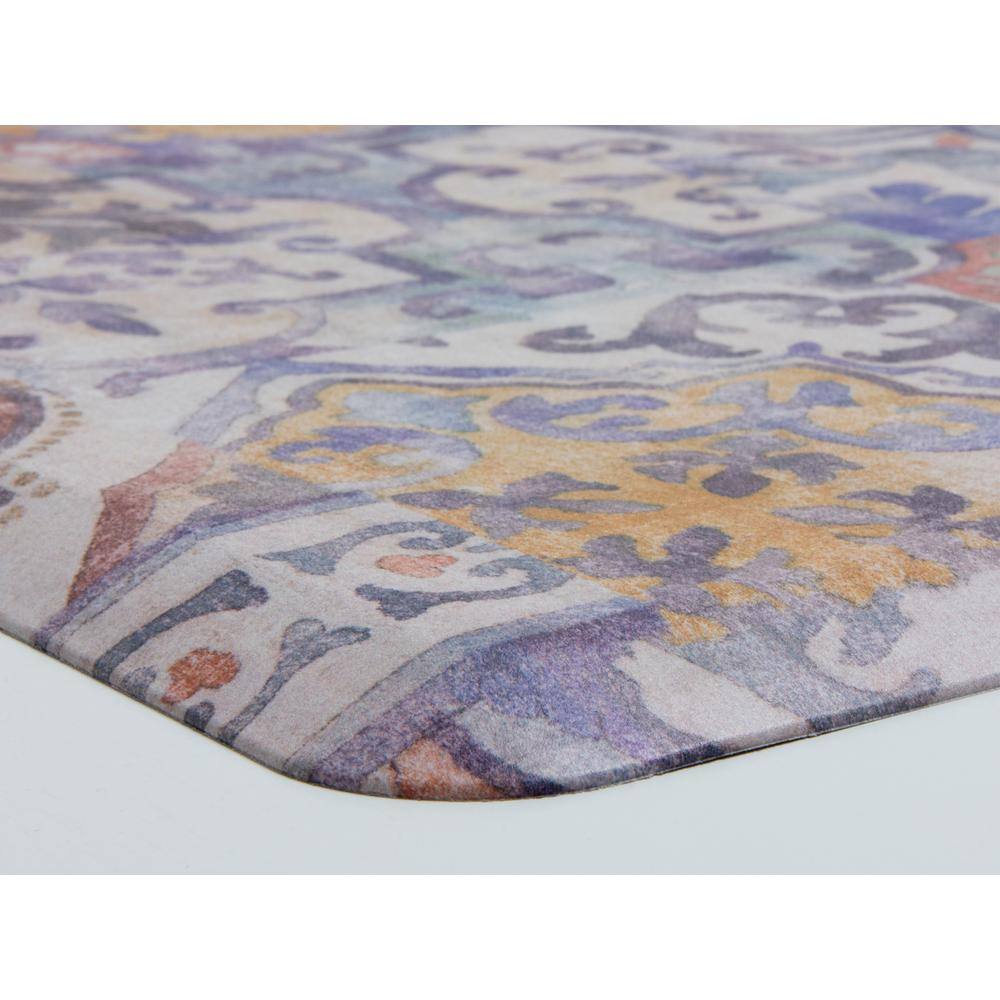 FloorPops Multicolor Bartolo 32 in. x 20 in. Anti-Fatigue Comfort Mat
