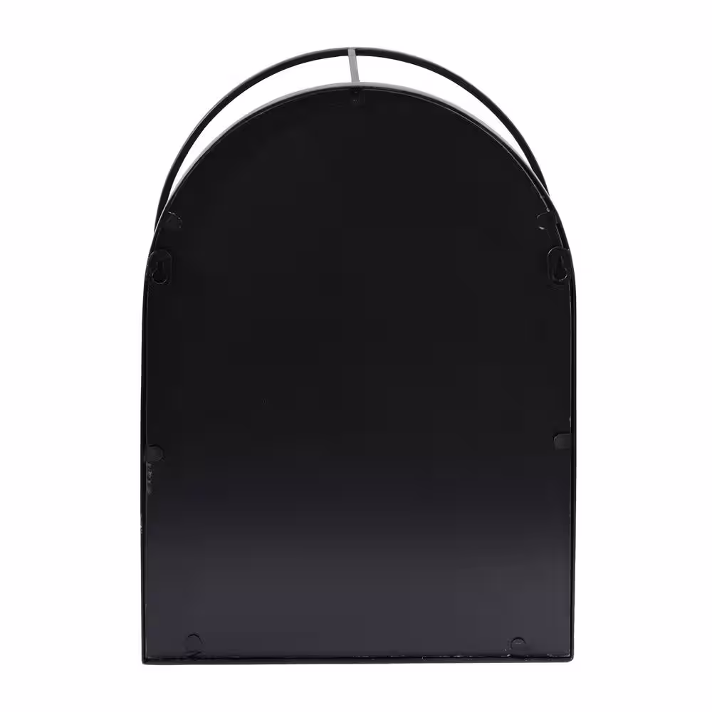 Novogratz Brown Arched 2 Shelves Bamboo Geometric Wall Shelf (Set of 2)