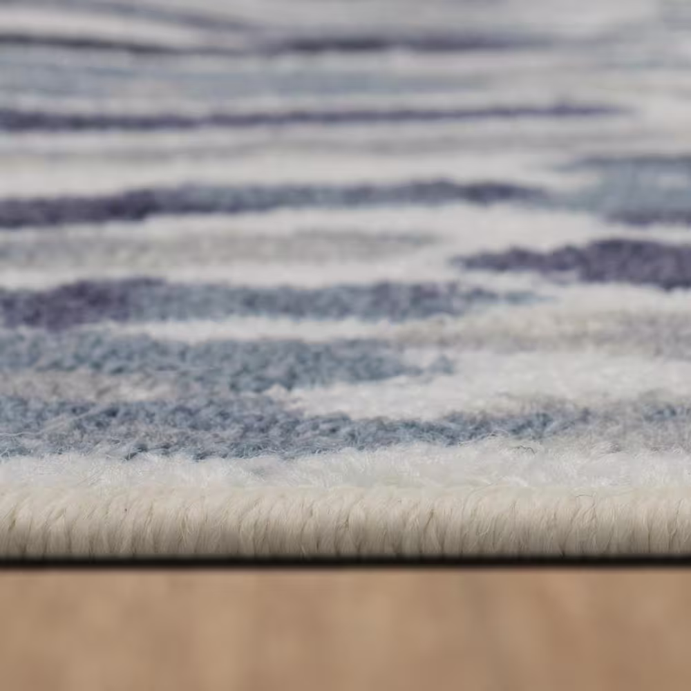 Mohawk Home Creede Blue 2 ft. x 8 ft. Runner Rug