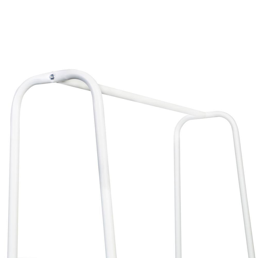 Honey-Can-Do White Steel Clothes Rack 45 in. W x 66 in. H