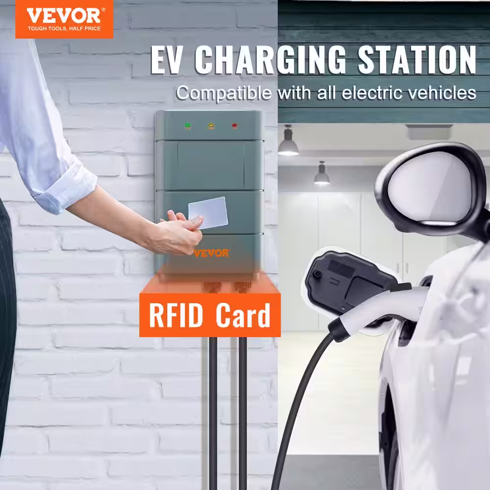 None Level 2 EV Charging Station 40 Amp 22 ft. Electric EV Charger IP66 NEMA 14-50 240-Volt for -22Â°F to 131Â°F Home Outdoor