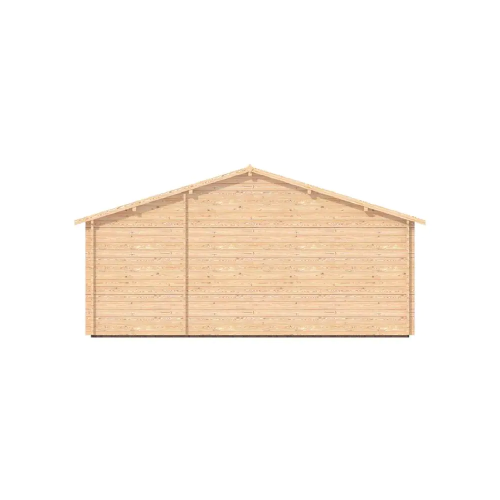 Hud-1 EZ Buildings 19 ft. x 19 ft. Multi-Room Log Cabin D.I.Y. Building kit