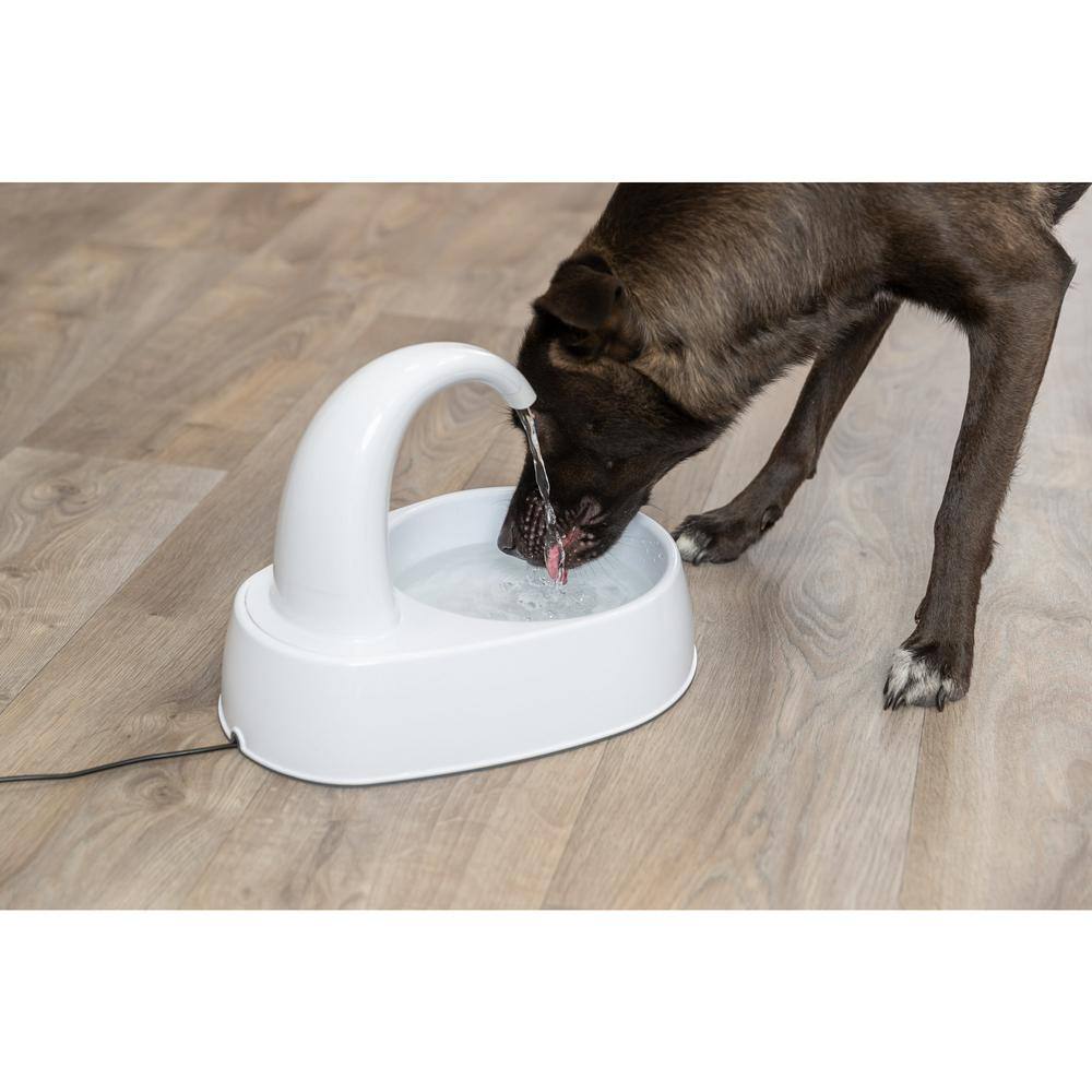 TRIXIE Curved Stream Drinking Fountain, 84.5oz