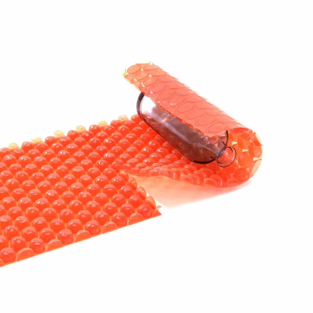 Pratt Retail Specialties 5/16 in. x 12 in. x 90 ft. Orange Bubble Cushion